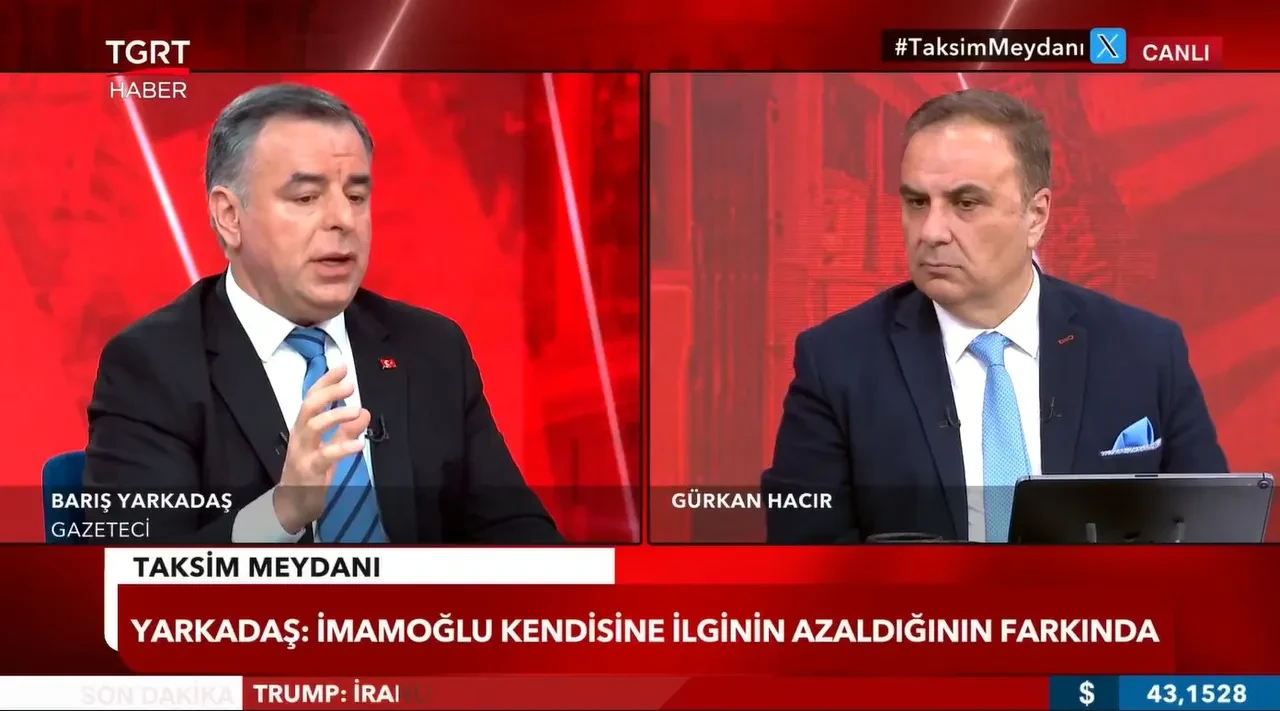Ekrem İmamoğlu her şeyin farkında! Barış Yarkadaş açıkladı: Durum tam tersine döndü