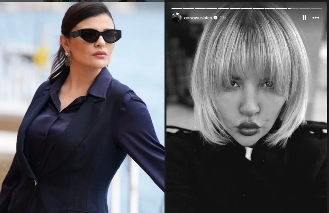 Gonca Vuslateri'den yeni imaj! Siyah saçlarını sarıya boyadı 