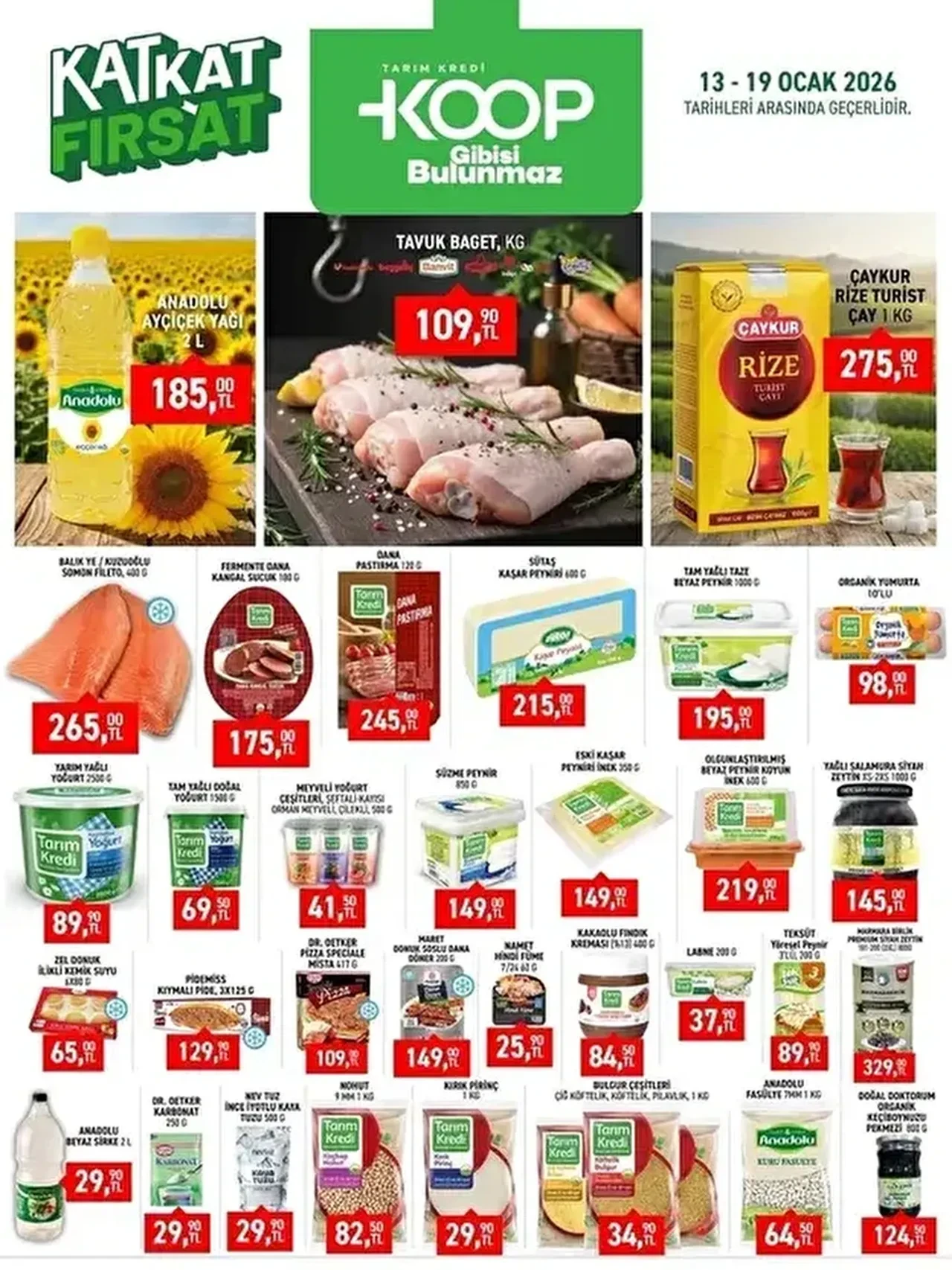 Tarım Kredi Market'te 13-19 Ocak aktüel ürünler raflarda yerini aldı! Hangi ürünler indirimde