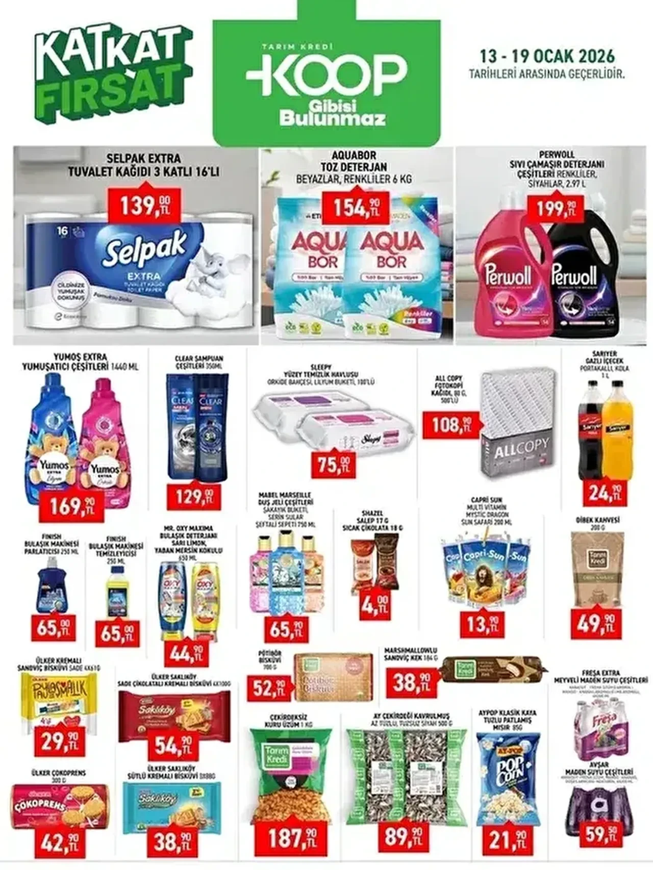 Tarım Kredi Market'te 13-19 Ocak aktüel ürünler raflarda yerini aldı! Hangi ürünler indirimde