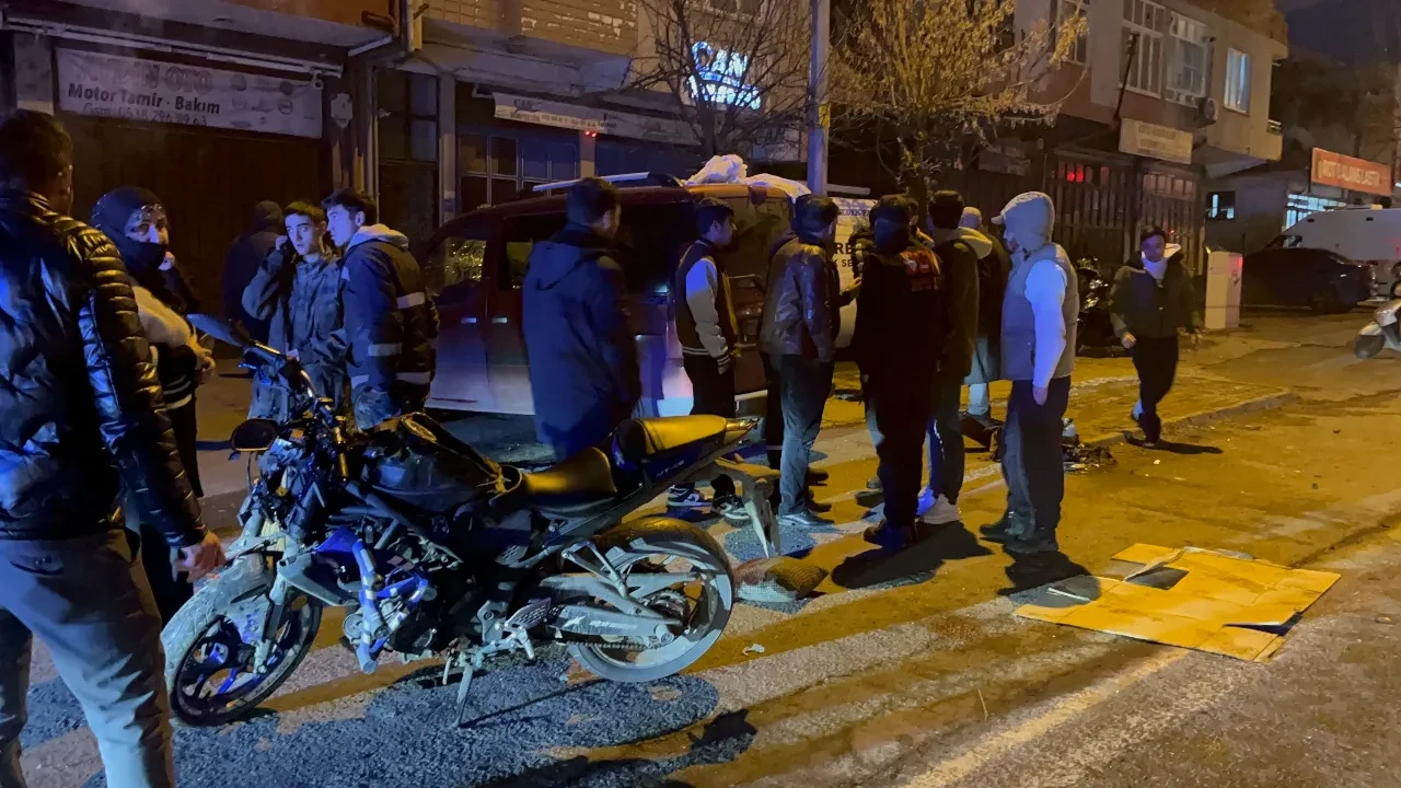 Tekirdağ'da feci kaza kamerada! Yaralılar var