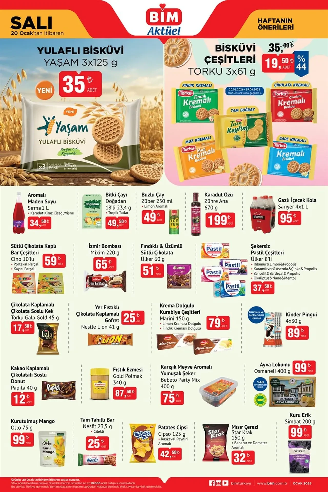 BİM 16-23 Ocak aktüel ürünler yeni kataloğu 2026! Akıllı cep telefonu, televizyon, fincan seti, spor giyim ürünleri geliyor