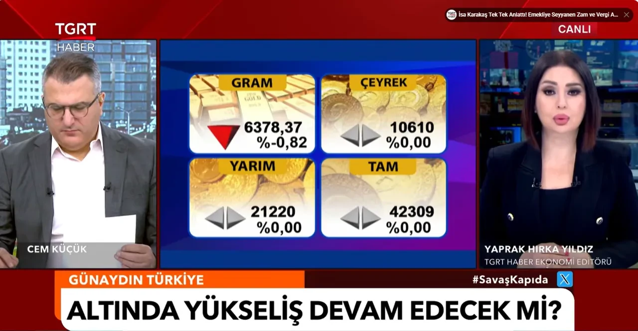 Gram altın ne zaman 7 bin lira olacak? Cem Küçük ve Yaprak Yıldız'dan yatırımcılara çok çarpıcı uyarı