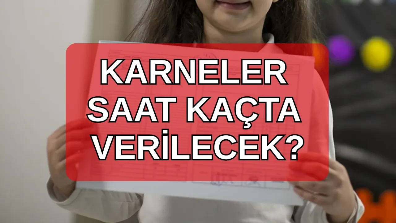 Karneler yarın ne zaman, saat kaçta verilecek? 16 Ocak ilkokul, ortaokul ve liselerde karne dağıtım saati