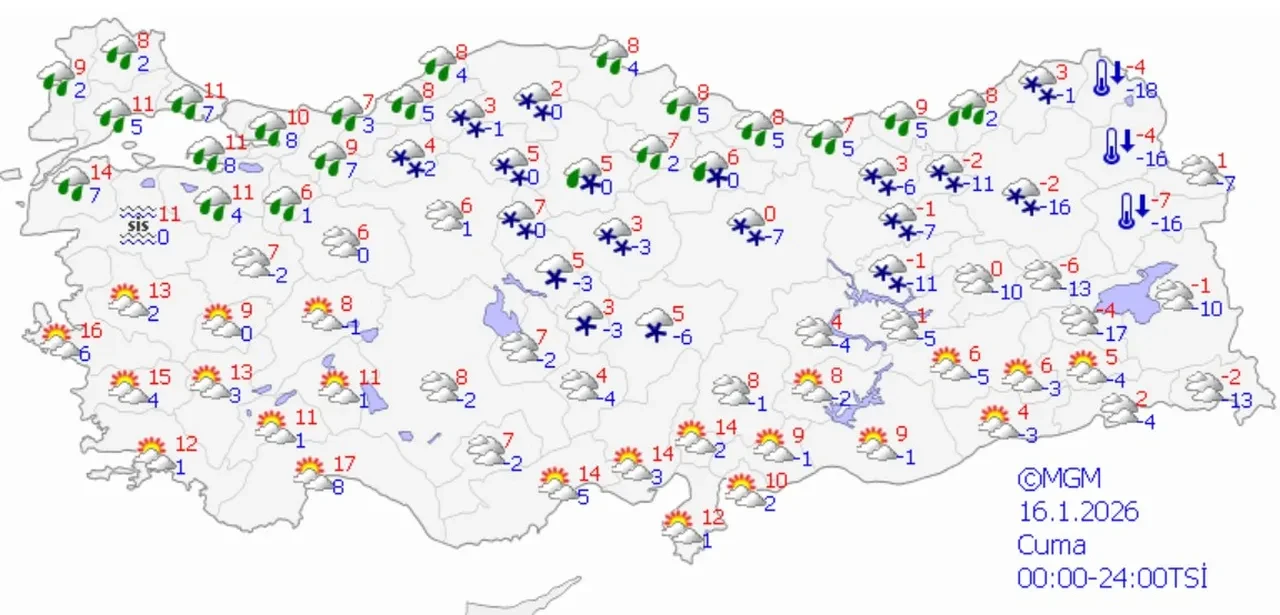 Sömestir tatilinde hava nasıl olacak? Kar ve yağış dönüyor, Meteoroloji uyardı