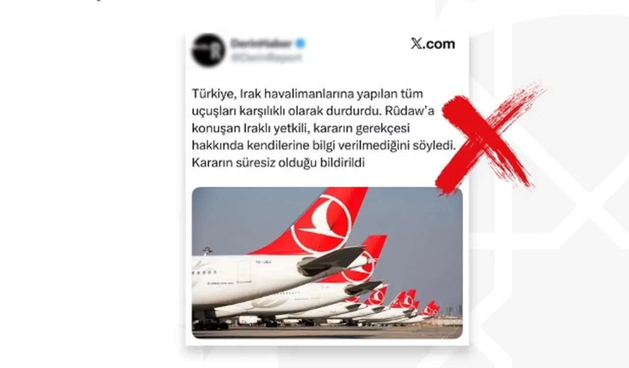 THY Irak uçuşlarını durdurdu mu? DMM'den açıklama geldi