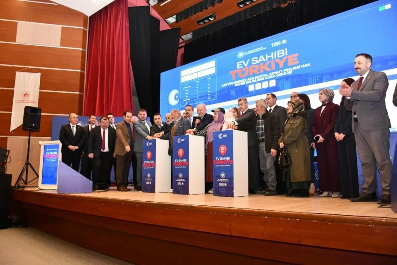 TOKİ kura çekimleri devam ediyor! Artvin'deki bin 20 konutun hak sahipleri belirlendi