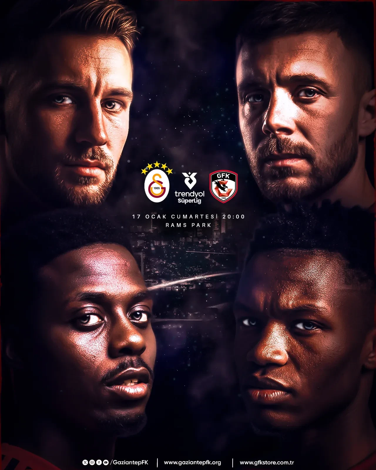 Galatasaray - Gaziantep FK | SÜPER LİG CANLI MAÇ ANLATIMI