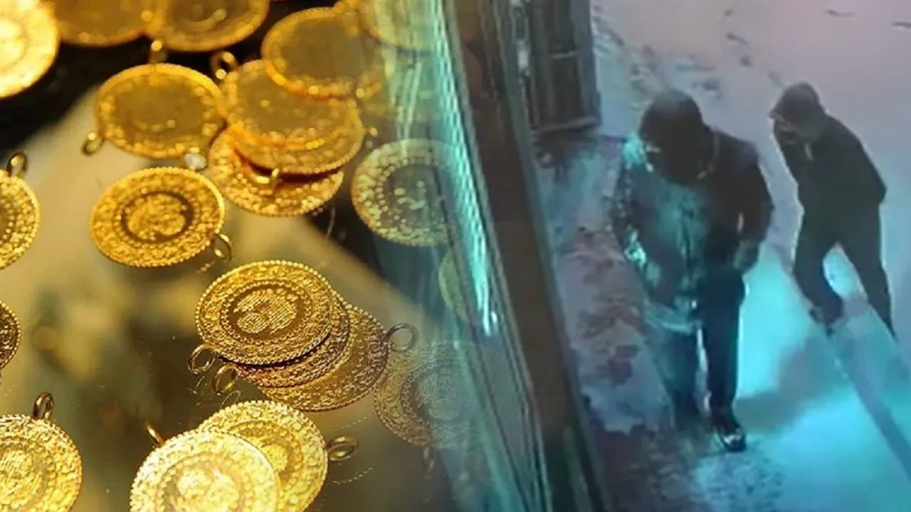 Gaziantep'te 2 milyon liralık altının gasp edildiği anlar ortaya çıktı