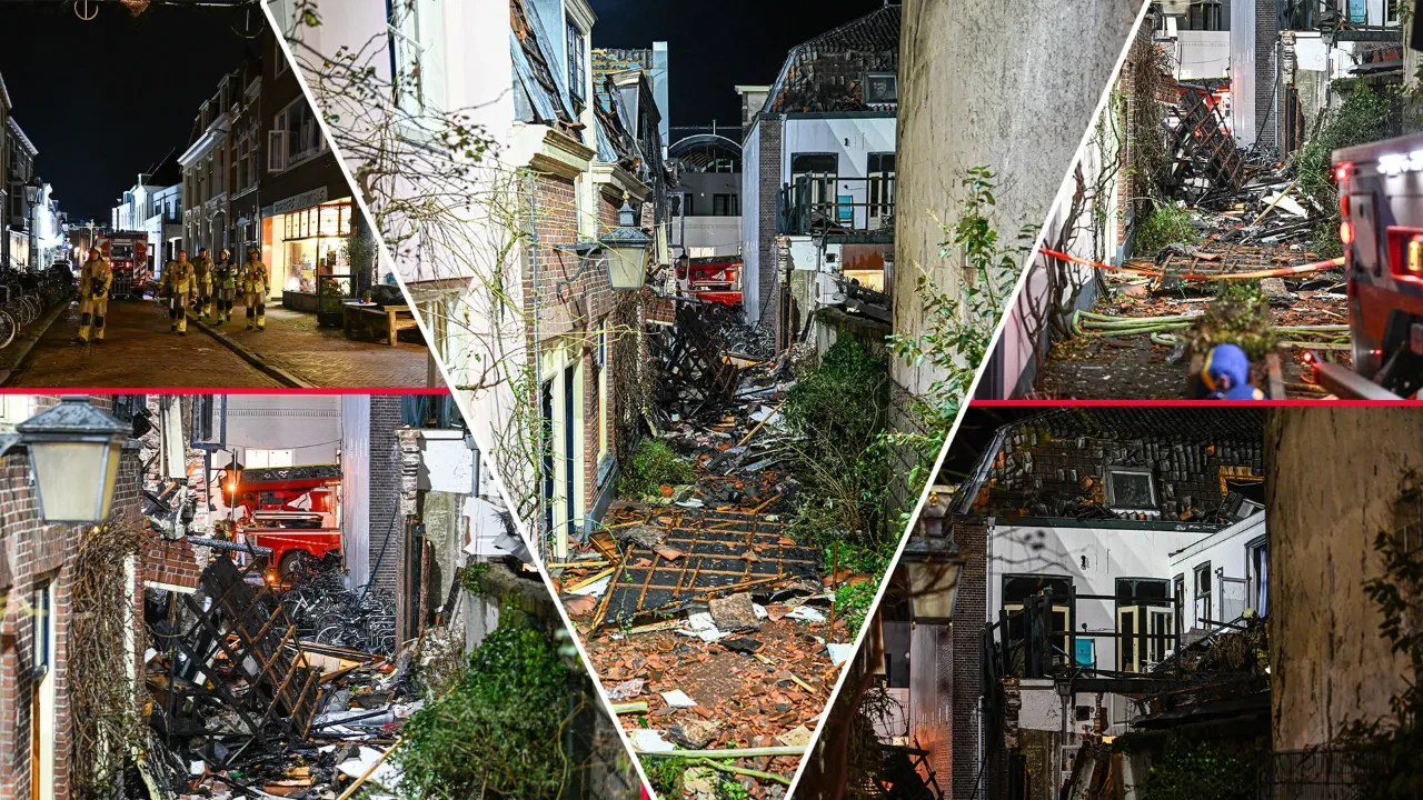 Hollanda'da bir ev havaya uçtu! Yaralılar var