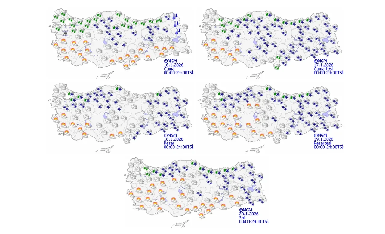 Meteoroloji kar yağışı için gün verdi! İstanbul ve birçok kent için alarm: Lapa lapa yağacak 