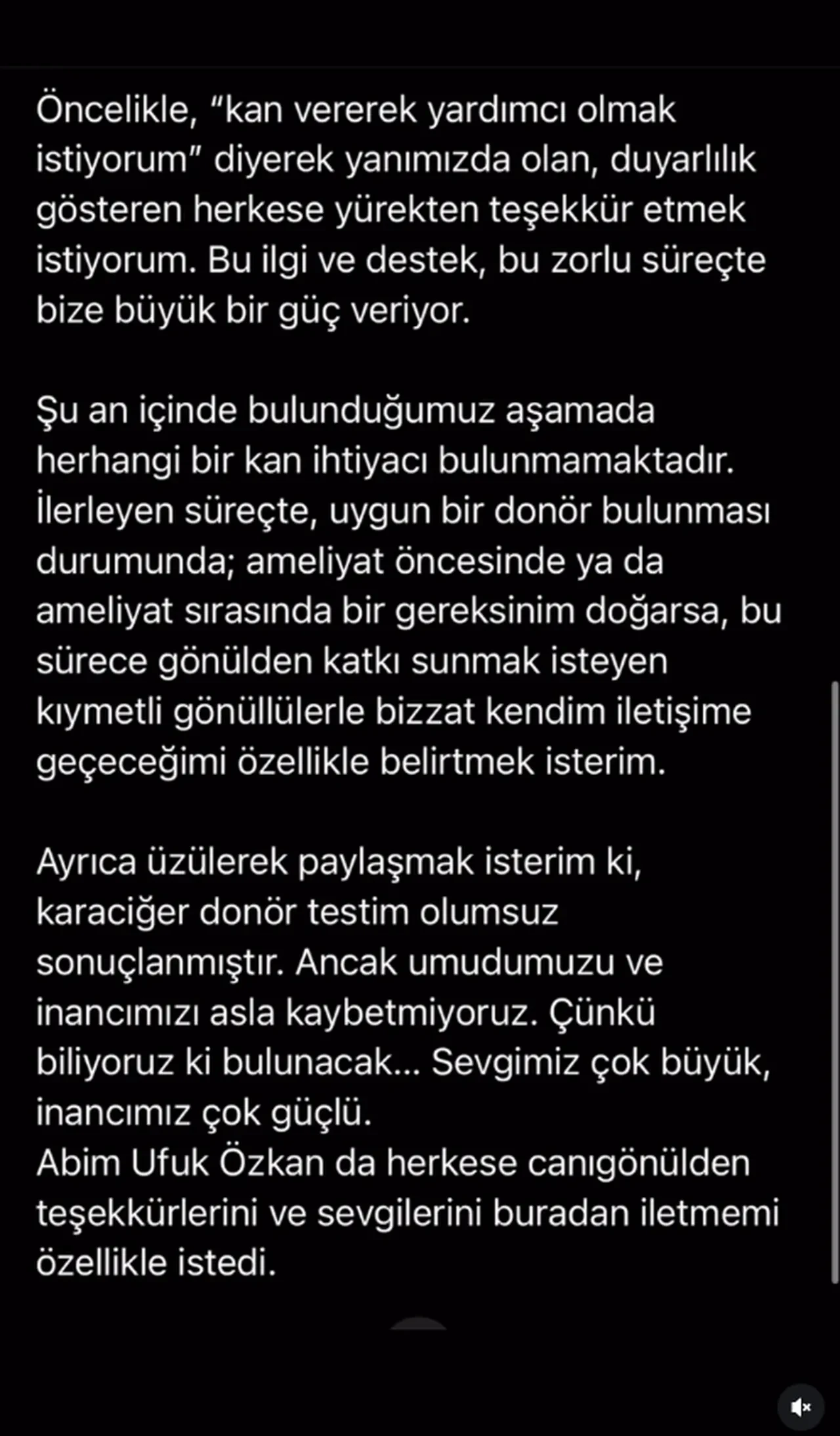 Ufuk Özkan'ın kardeşi Umut Özkan kötü haberi verdi! "Karaciğer donör testim olumsuz sonuçlandı"