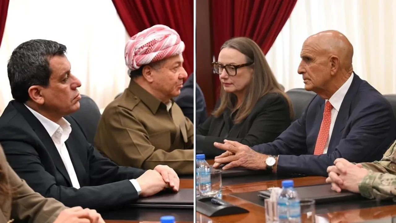 ABD Suriye'ye operasyonları durdurma çağrısı yaptı! Tom Barrack Erbil'de YPG elebaşı Mazlum Abdi ile görüştü