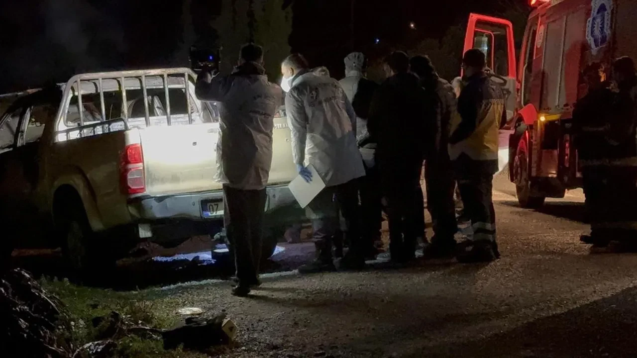 Antalya'da araç içinde yanmış ceset olayının perde arkası ortaya çıktı