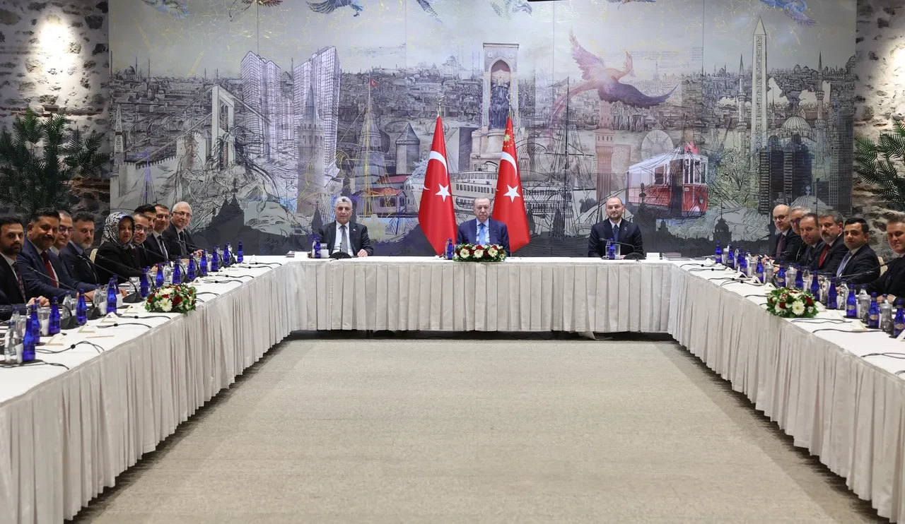 Cumhurbaşkanı Erdoğan, MÜSİAD heyetiyle görüştü