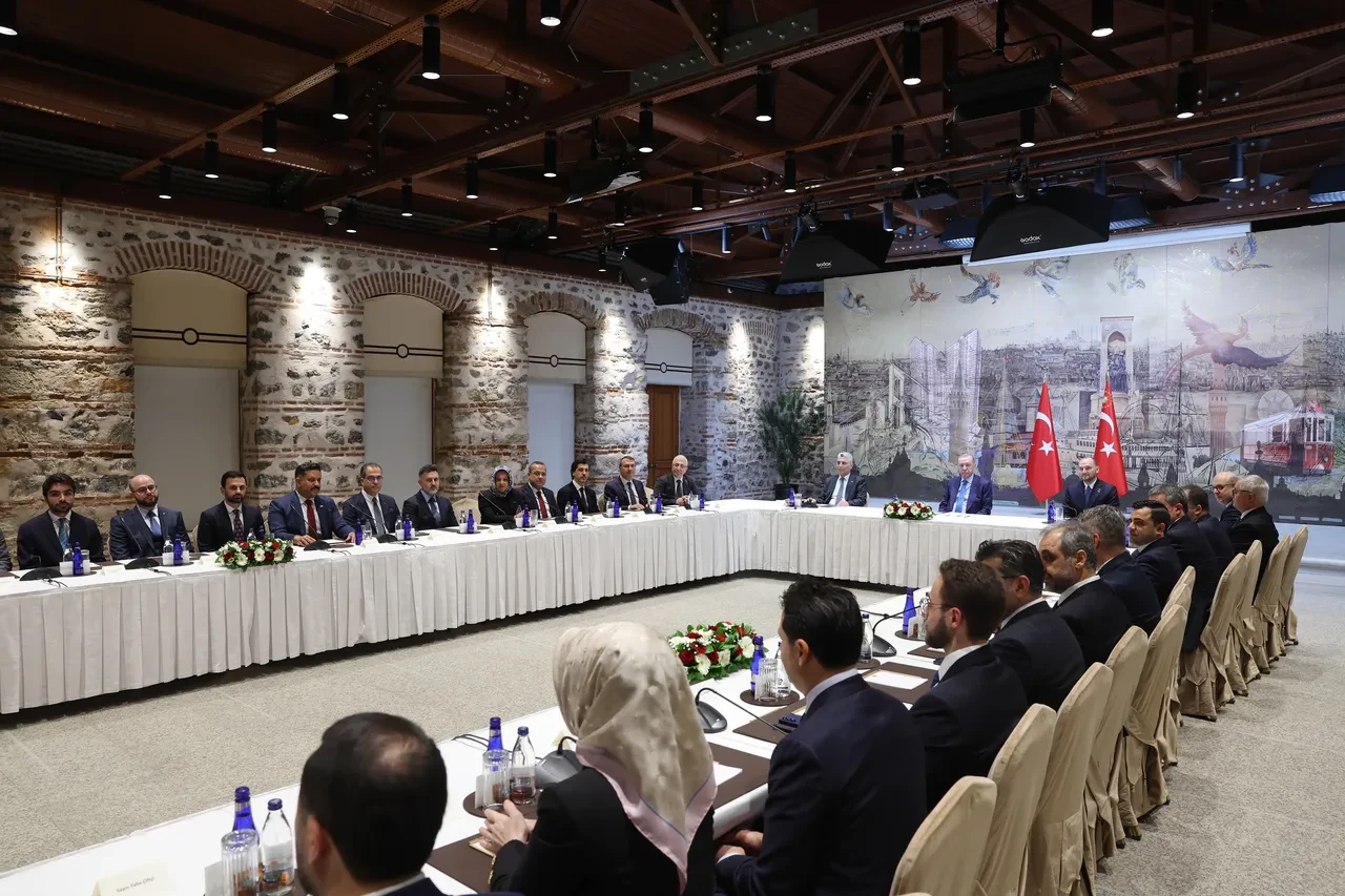 Cumhurbaşkanı Erdoğan, MÜSİAD heyetiyle görüştü