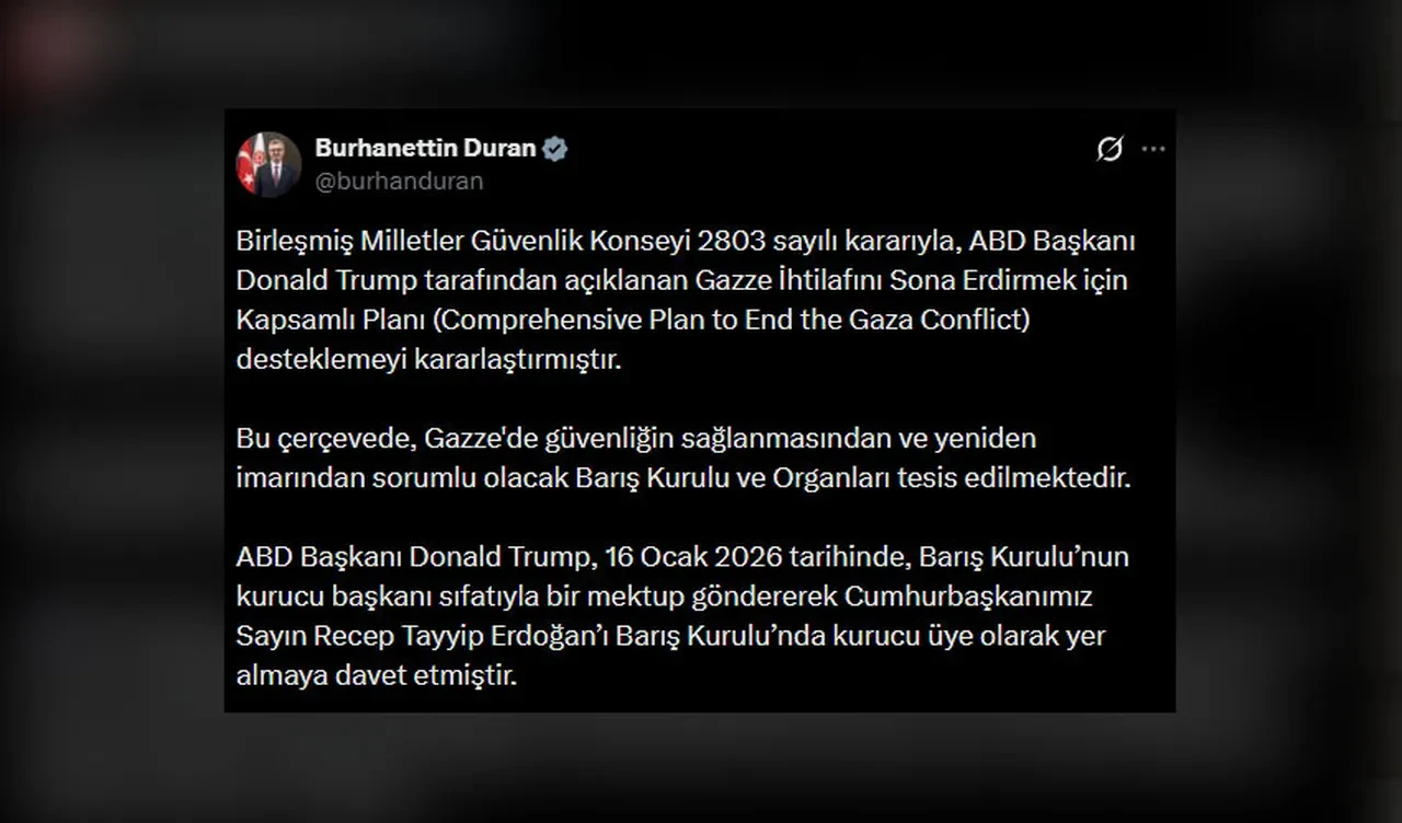 Trump'tan Cumhurbaşkanı Erdoğan'a Gazze kurulu daveti