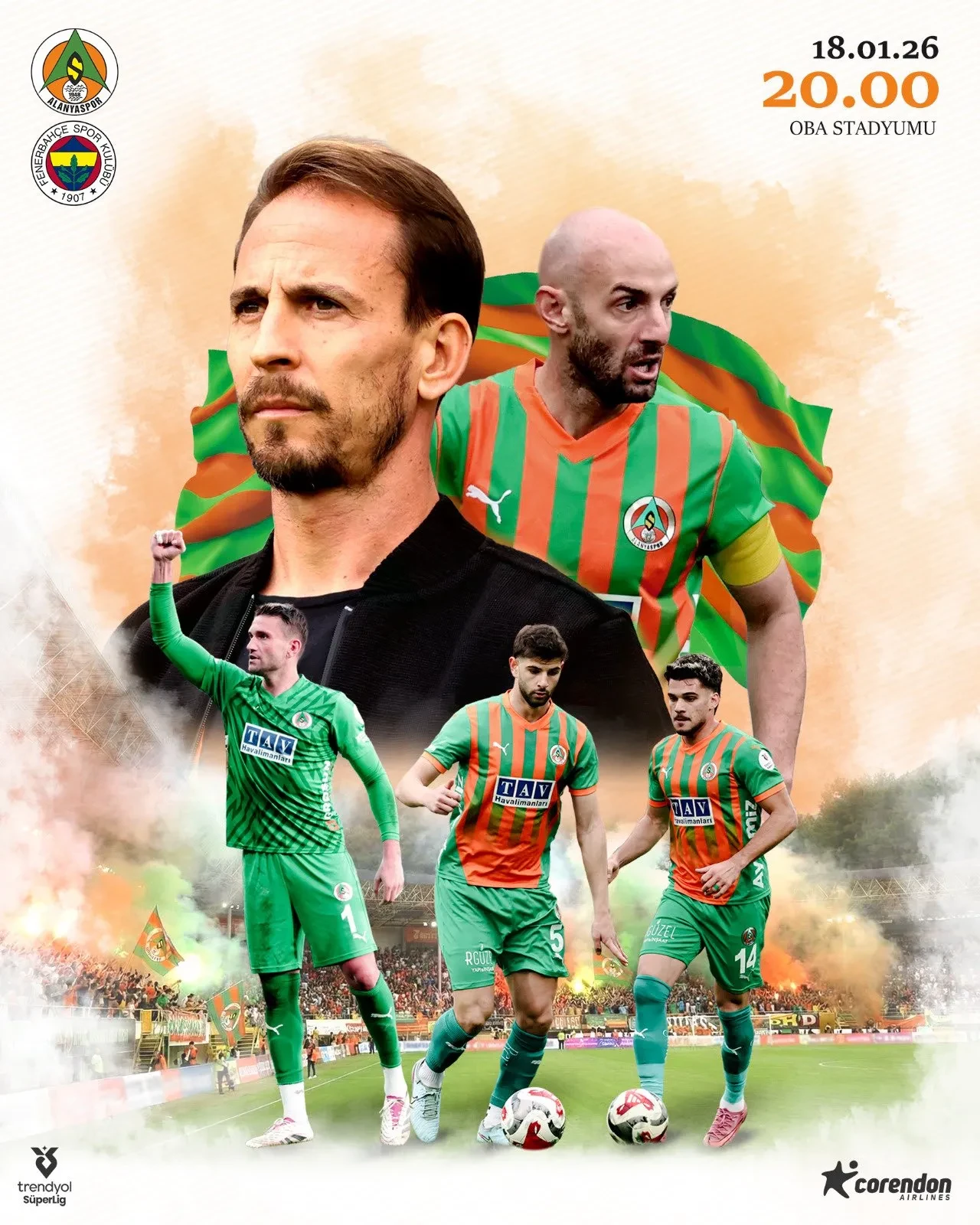 Fenerbahçe Alanyaspor deplasmanında | SÜPER LİG CANLI MAÇ ANLATIMI