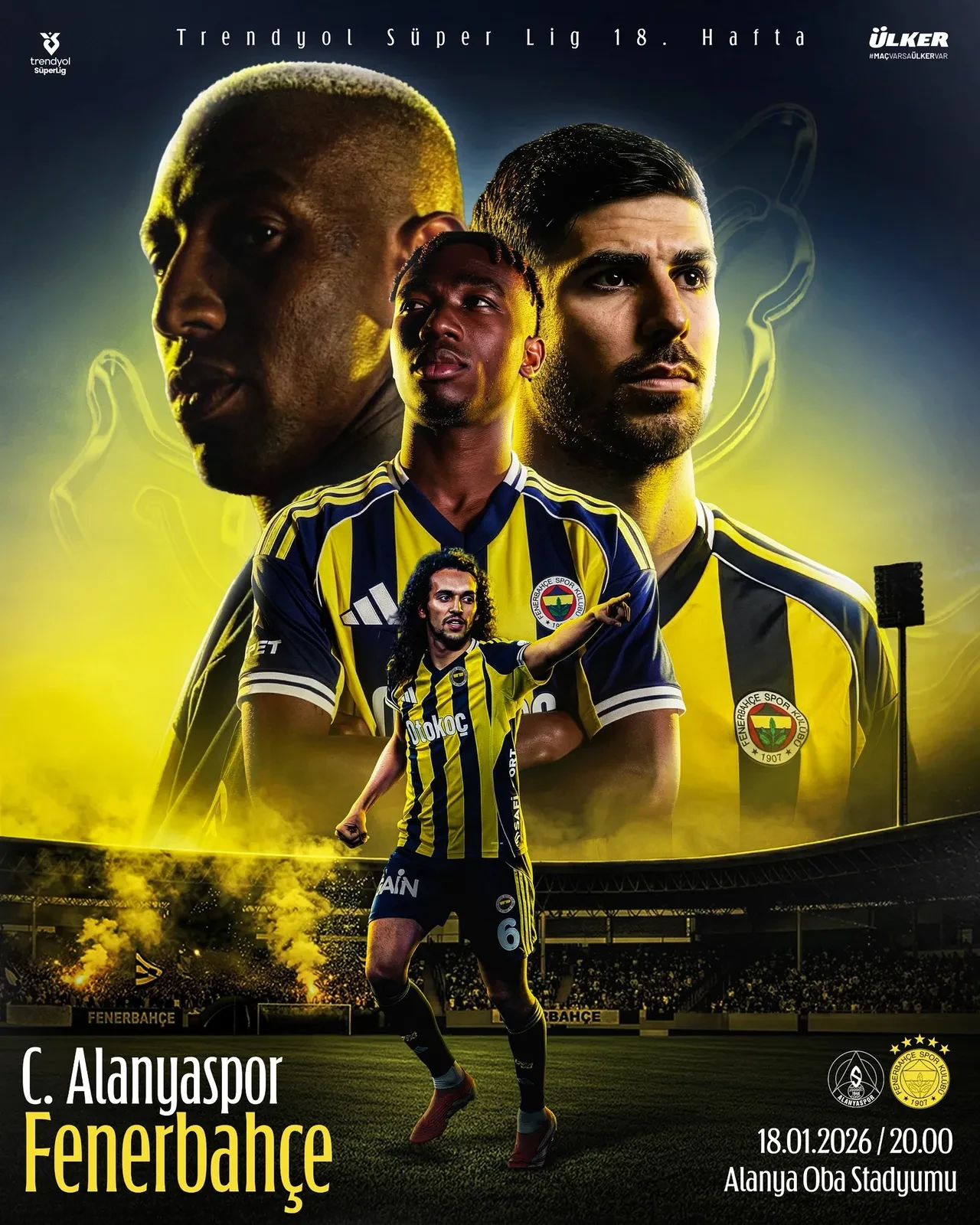 Fenerbahçe Alanyaspor deplasmanında | SÜPER LİG CANLI MAÇ ANLATIMI