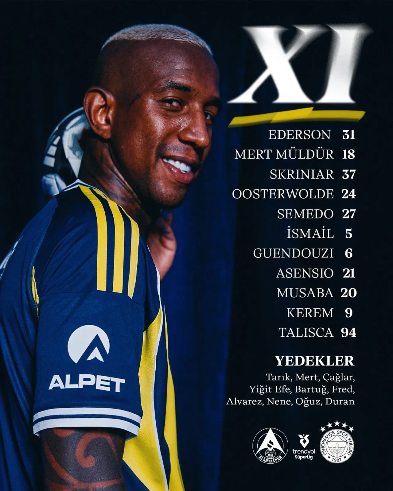 Fenerbahçe Alanyaspor deplasmanında galip geldi: Lider Galatasaray'a yakın takip!