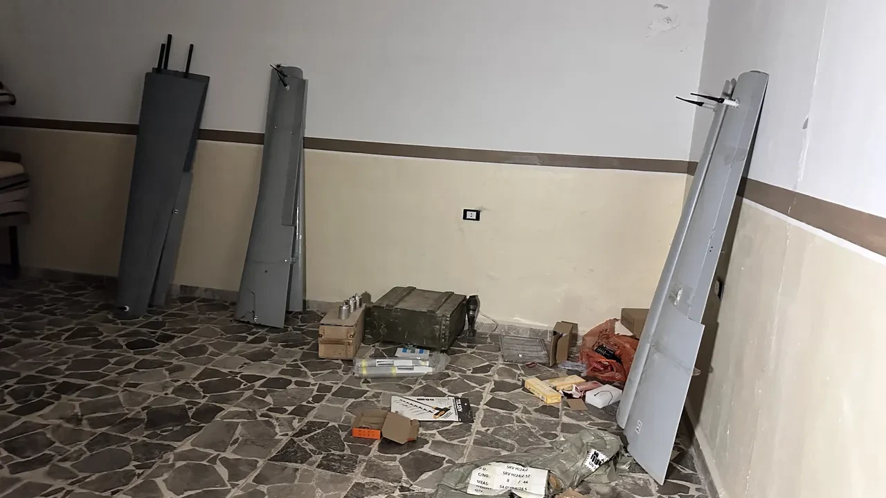 Terör örgütü kiliseyi adeta fabrikaya çevirmiş! Dron atölyesi ilk kez görüntülendi