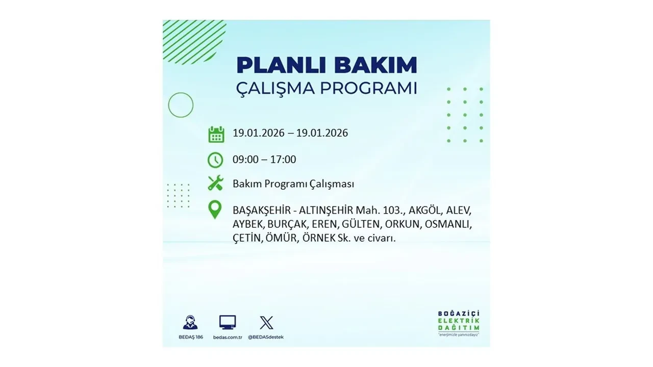 19 Ocak İstanbul elektrik kesintileri tablosu! 19 ilçe hem soğukla hem karanlıkla mücadele edecek: Elektrikler ne zaman gelecek?
