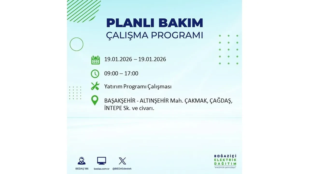 19 Ocak İstanbul elektrik kesintileri tablosu! 19 ilçe hem soğukla hem karanlıkla mücadele edecek: Elektrikler ne zaman gelecek?