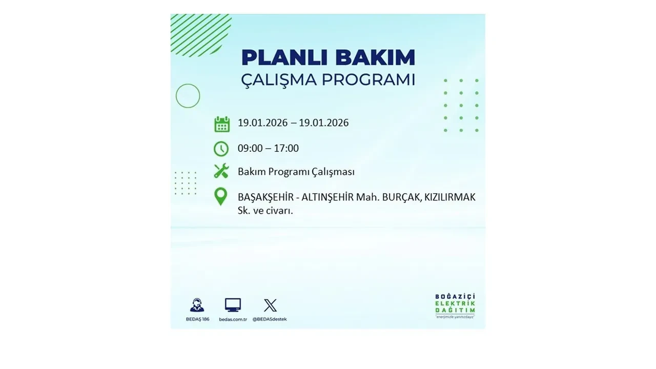 19 Ocak İstanbul elektrik kesintileri tablosu! 19 ilçe hem soğukla hem karanlıkla mücadele edecek: Elektrikler ne zaman gelecek?