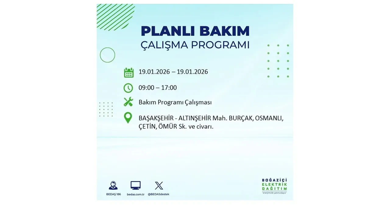 19 Ocak İstanbul elektrik kesintileri tablosu! 19 ilçe hem soğukla hem karanlıkla mücadele edecek: Elektrikler ne zaman gelecek?