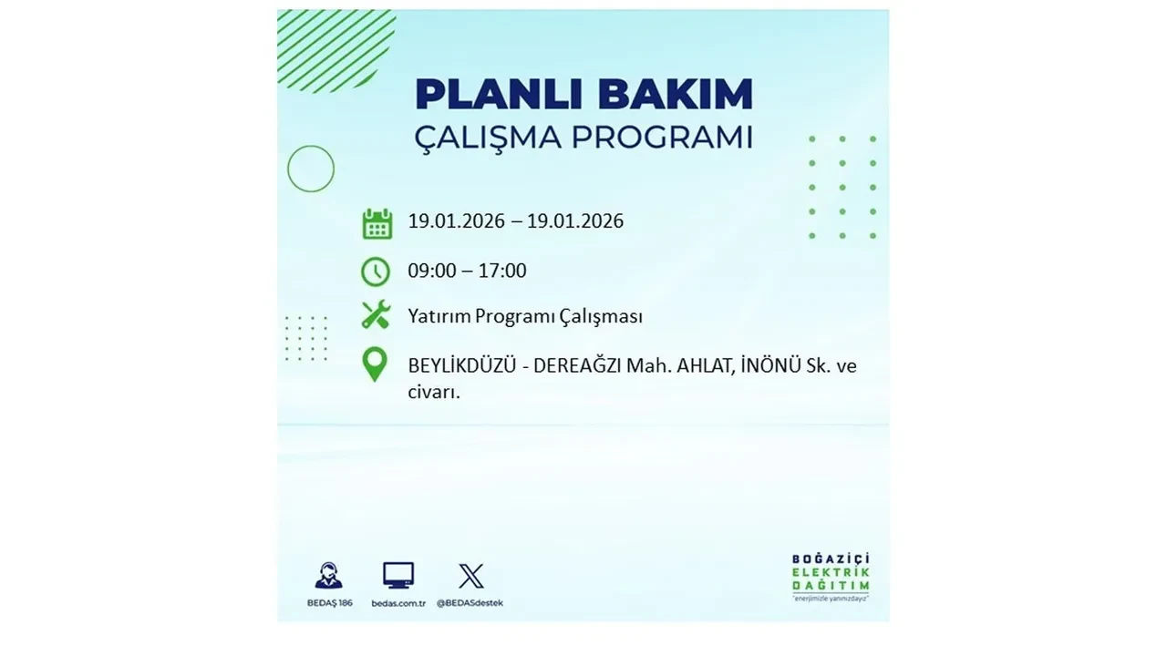 19 Ocak İstanbul elektrik kesintileri tablosu! 19 ilçe hem soğukla hem karanlıkla mücadele edecek: Elektrikler ne zaman gelecek?