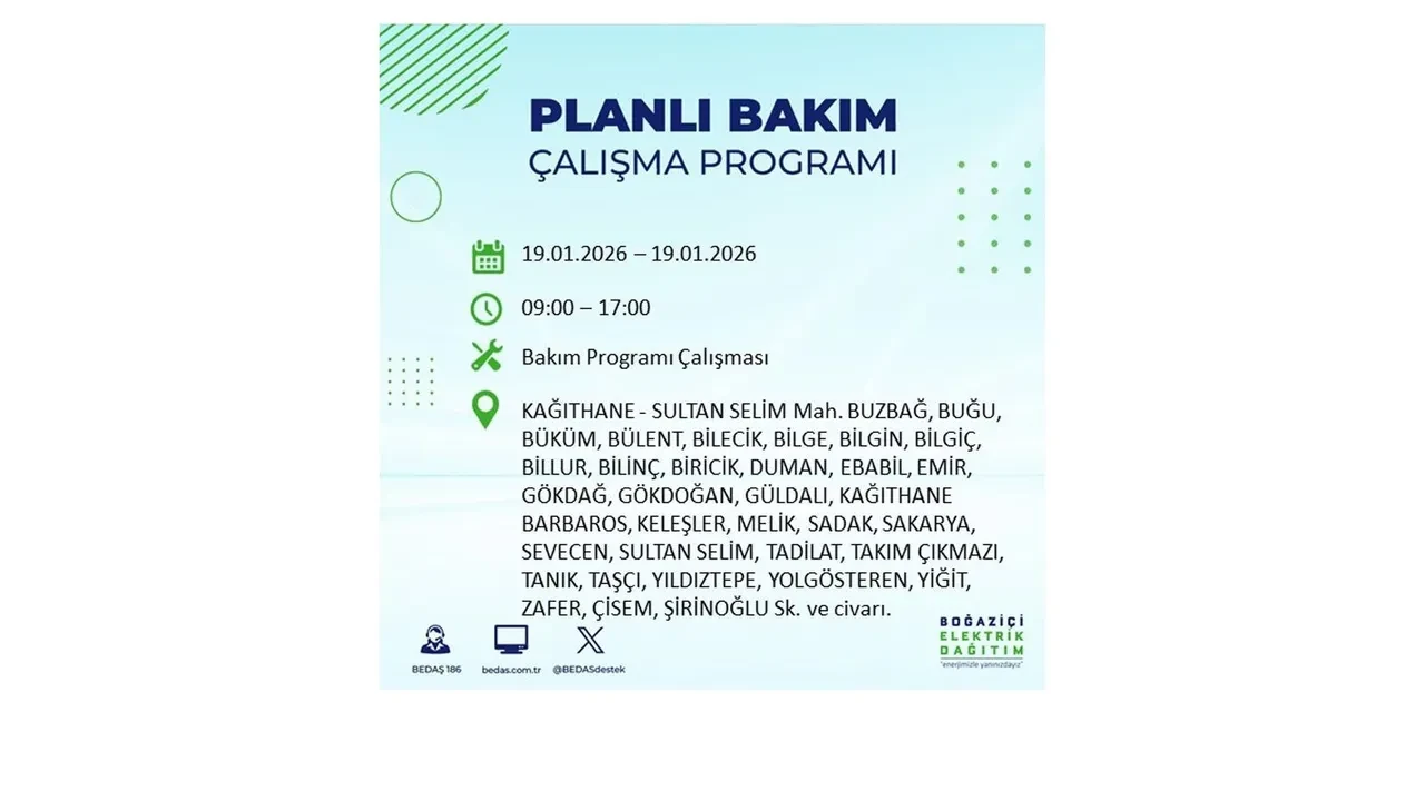 19 Ocak İstanbul elektrik kesintileri tablosu! 19 ilçe hem soğukla hem karanlıkla mücadele edecek: Elektrikler ne zaman gelecek?