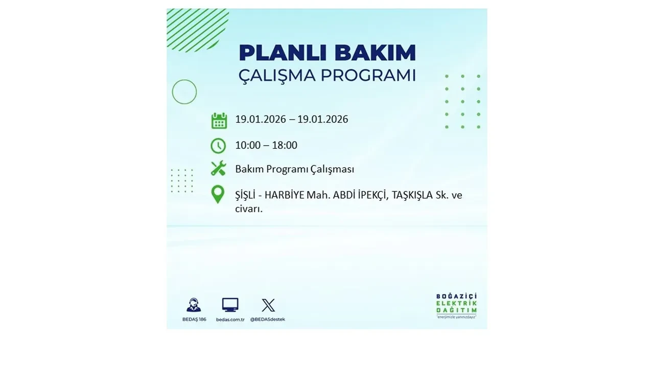 19 Ocak İstanbul elektrik kesintileri tablosu! 19 ilçe hem soğukla hem karanlıkla mücadele edecek: Elektrikler ne zaman gelecek?