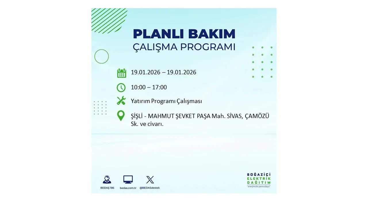 19 Ocak İstanbul elektrik kesintileri tablosu! 19 ilçe hem soğukla hem karanlıkla mücadele edecek: Elektrikler ne zaman gelecek?