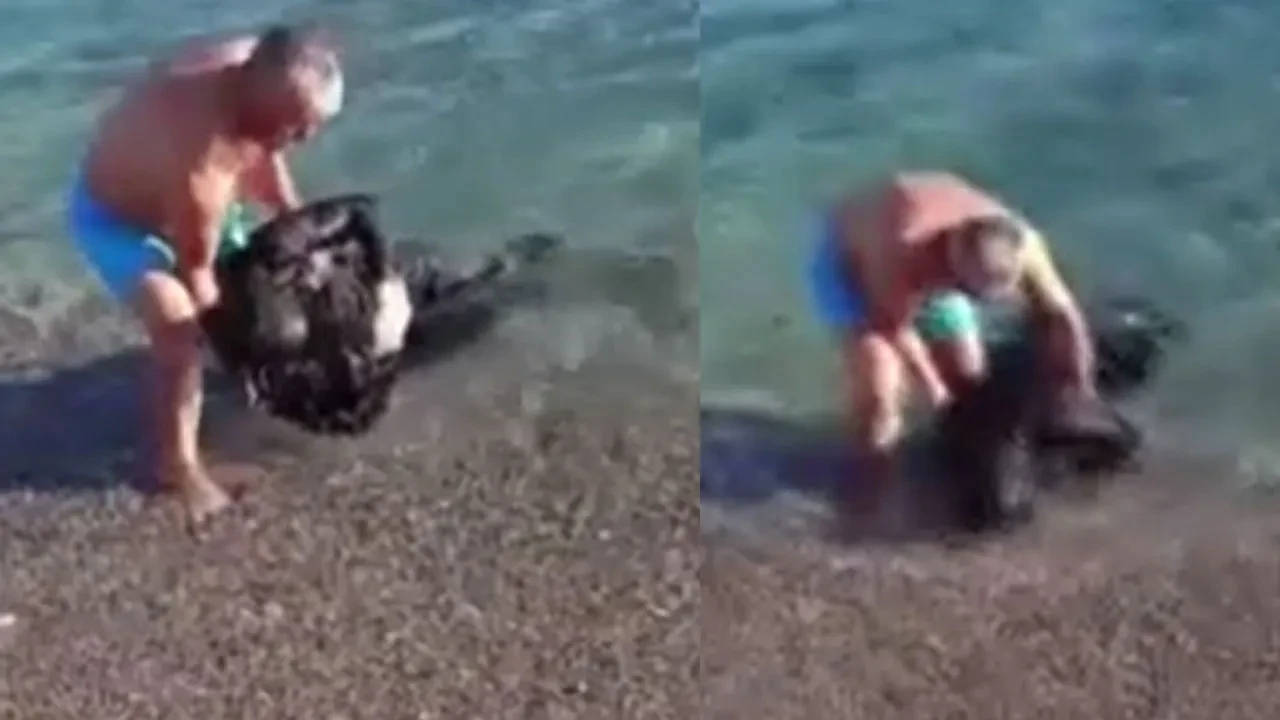 Antalya'da korkunç anlar! Oltaya ceset takıldı