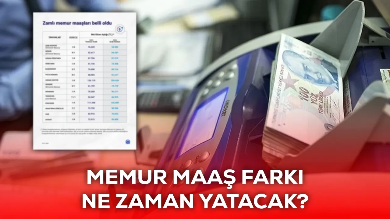 Memur maaş farkı ne zaman yatacak? 2026 zamlı maaş farkı tarihleri belli olacak