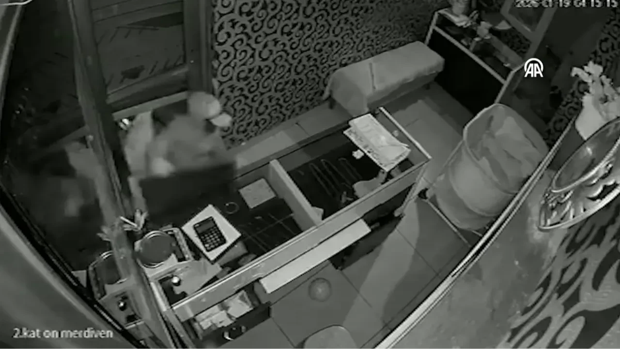 Milyonlarca liralık soygun anı kamerada!