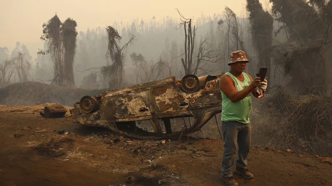 Şili'de orman yangını! Günlerdir süren alevlerde can kaybı açıklandı