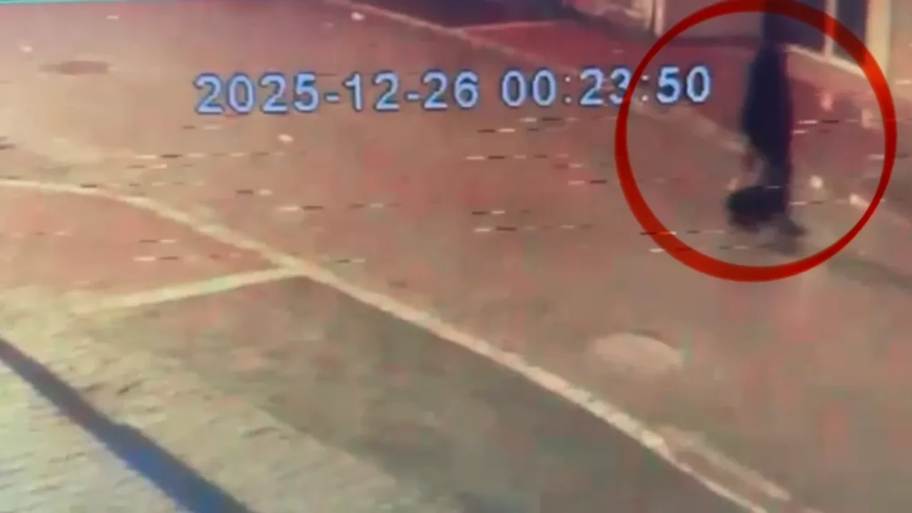 Eski sevgiliden hain plan! Polisler kapısına dayandı: Gerçek güvenlik kamerasından çıktı