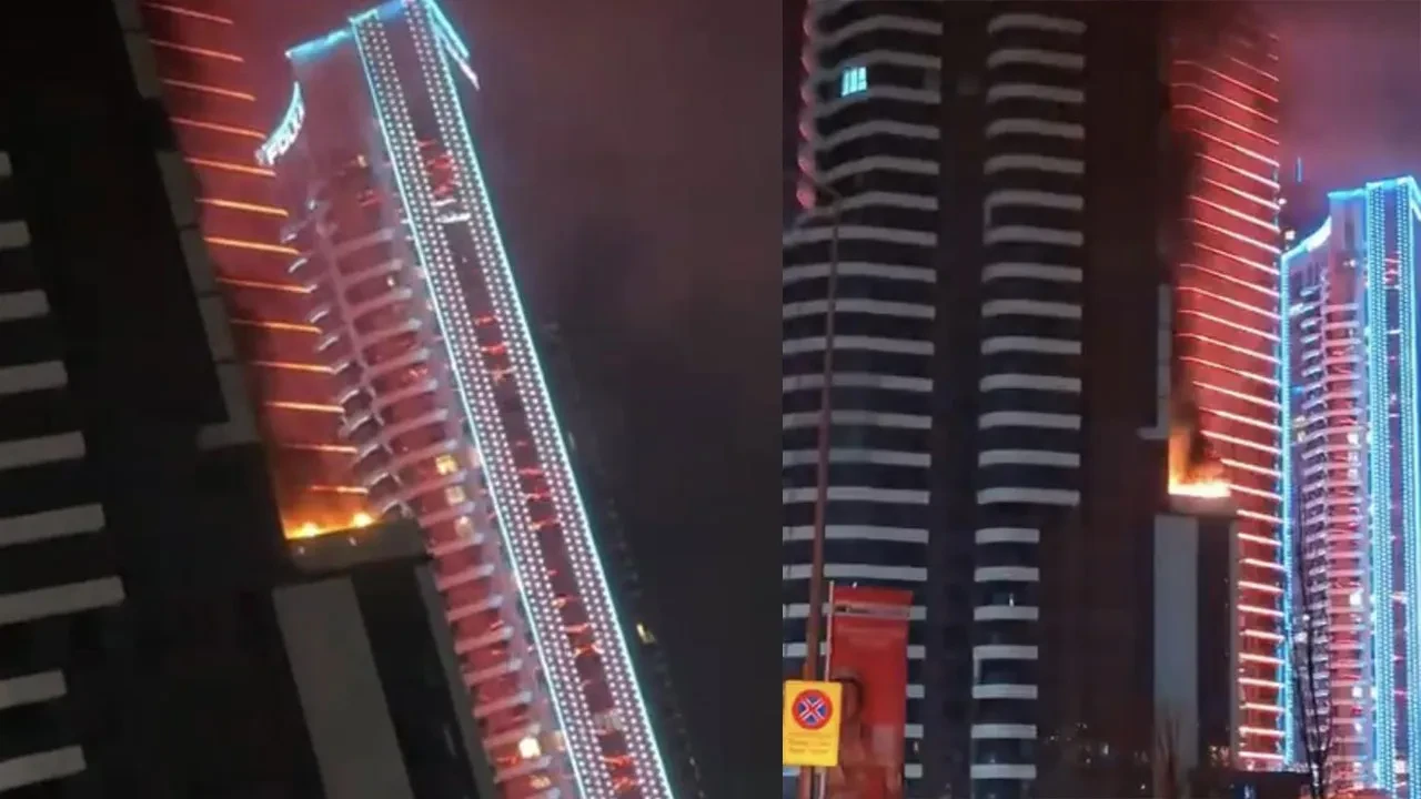 İzmir'de lüks site alevlere teslim oldu! İtfaiye facianın eşiğinden döndürdü