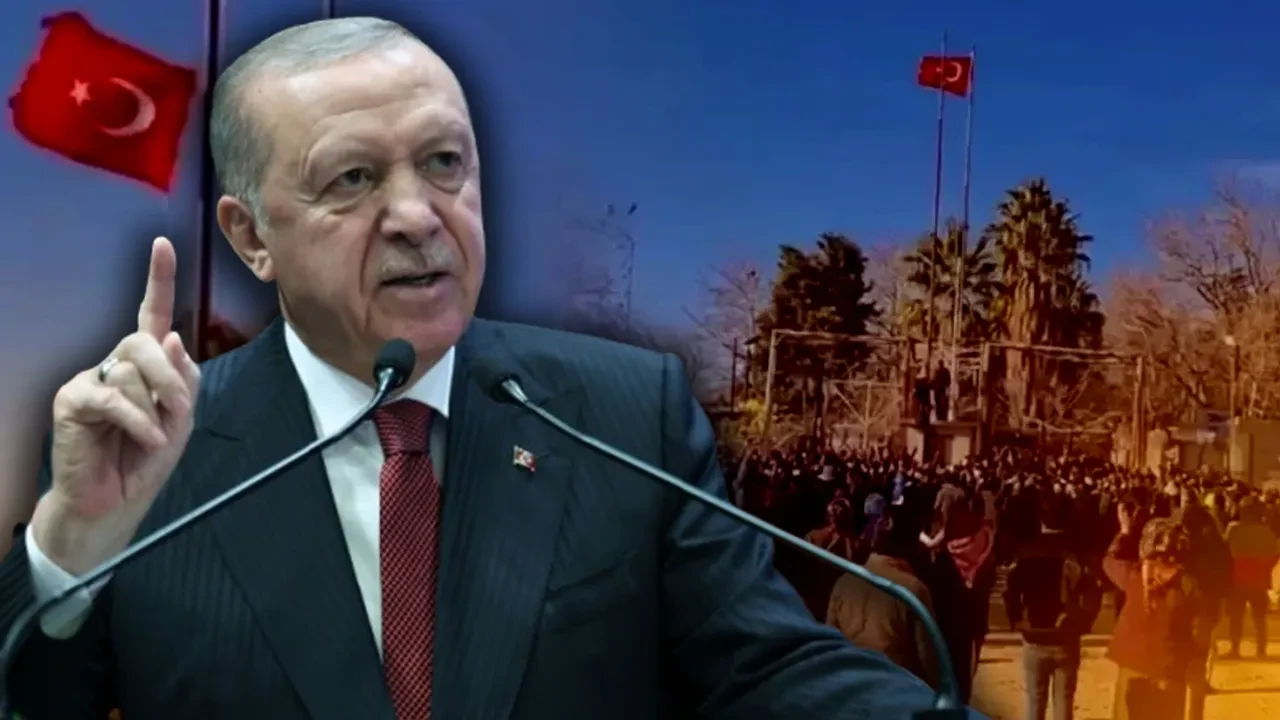 Cumhurbaşkanı Erdoğan'dan bayrak provokasyonuna sert tepki! 'Hesabını soracağız'
