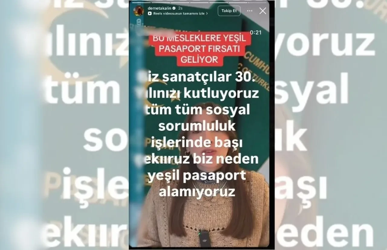 Demet Akalın'dan yeşil pasaport çıkışı! Haberi görünce hemen paylaşım yaptı 
