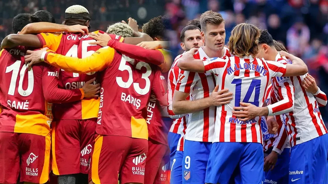 Galatasaray Atletico Madrid maç kadrosu, muhtemel 11! GS'de 5 futbolcu kadroda yer almayacak