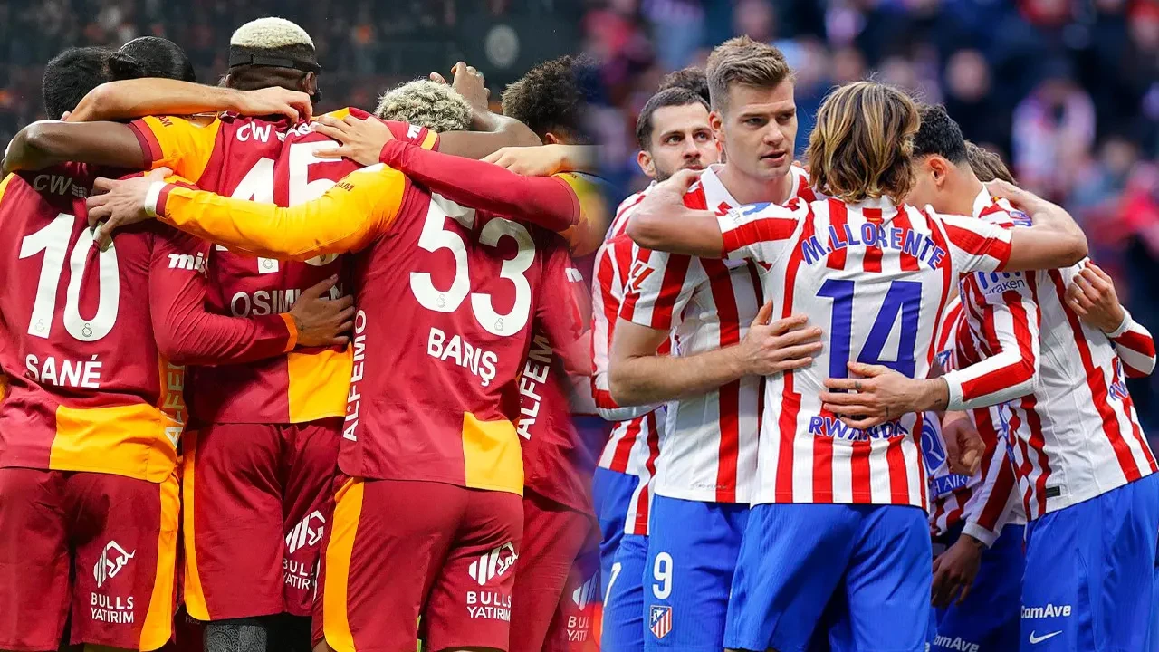 Galatasaray, zorlu Atletico Madrid sınavında! Maç öncesi muhtemel 11'ler