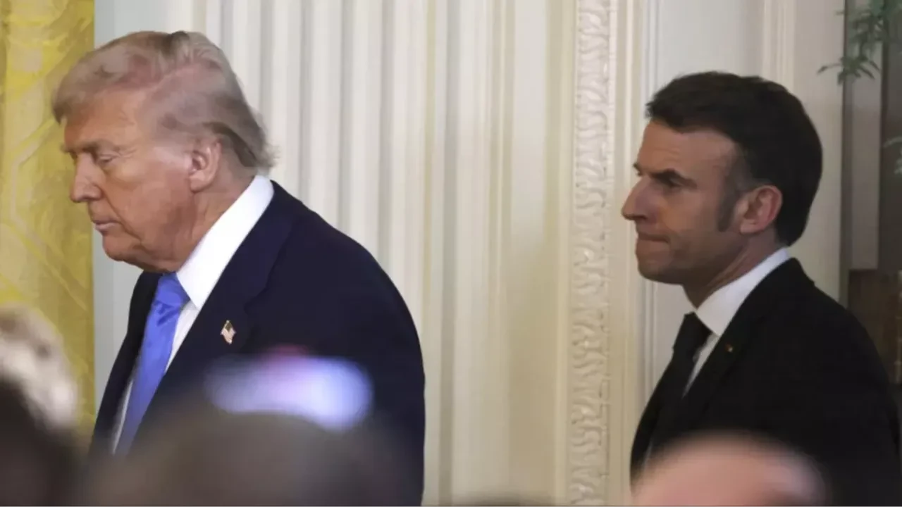 Soğuk rüzgarlar esiyor! Trump, Macron'u reddetti: Uzun süre orada olmayacak!