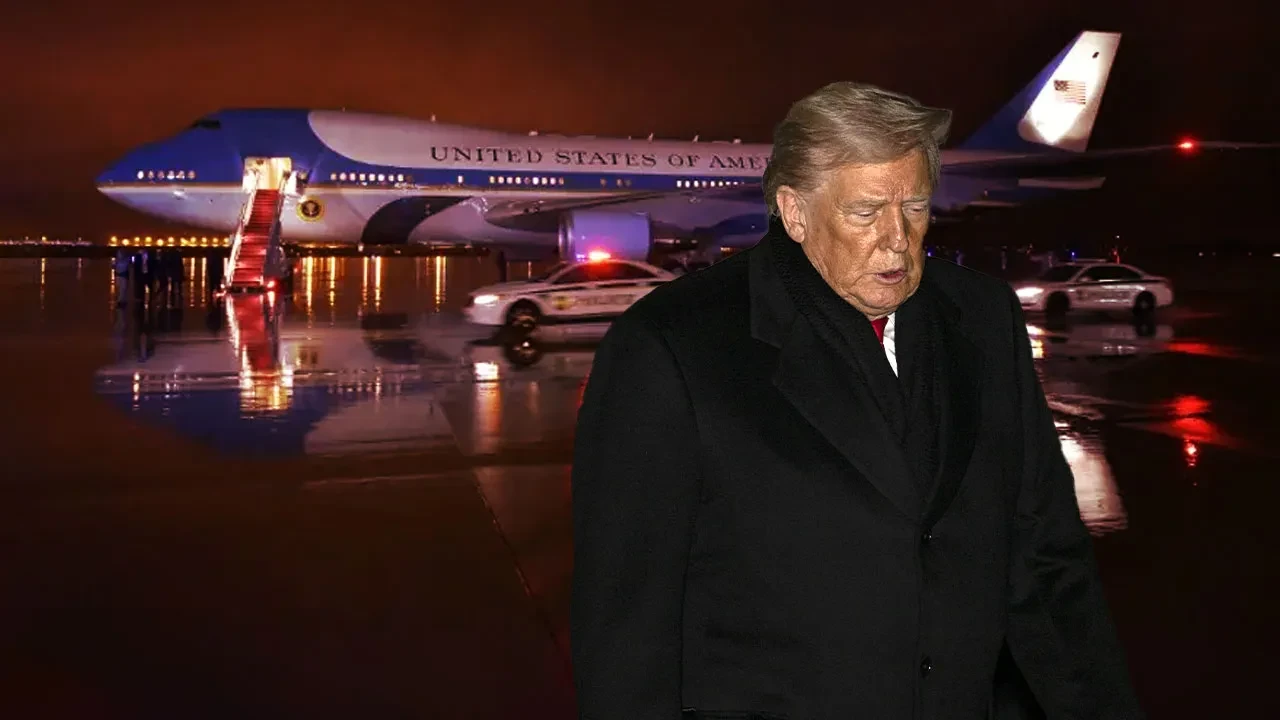 Son dakika! ABD Başkanı Donald Trump'ı taşıyan uçak arızalandı