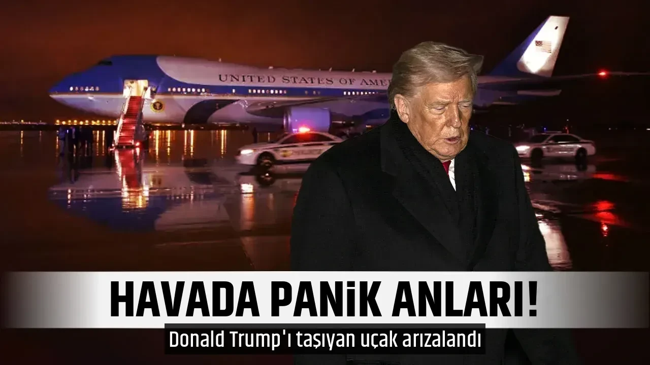 HAVADA PANİK ANLARI!