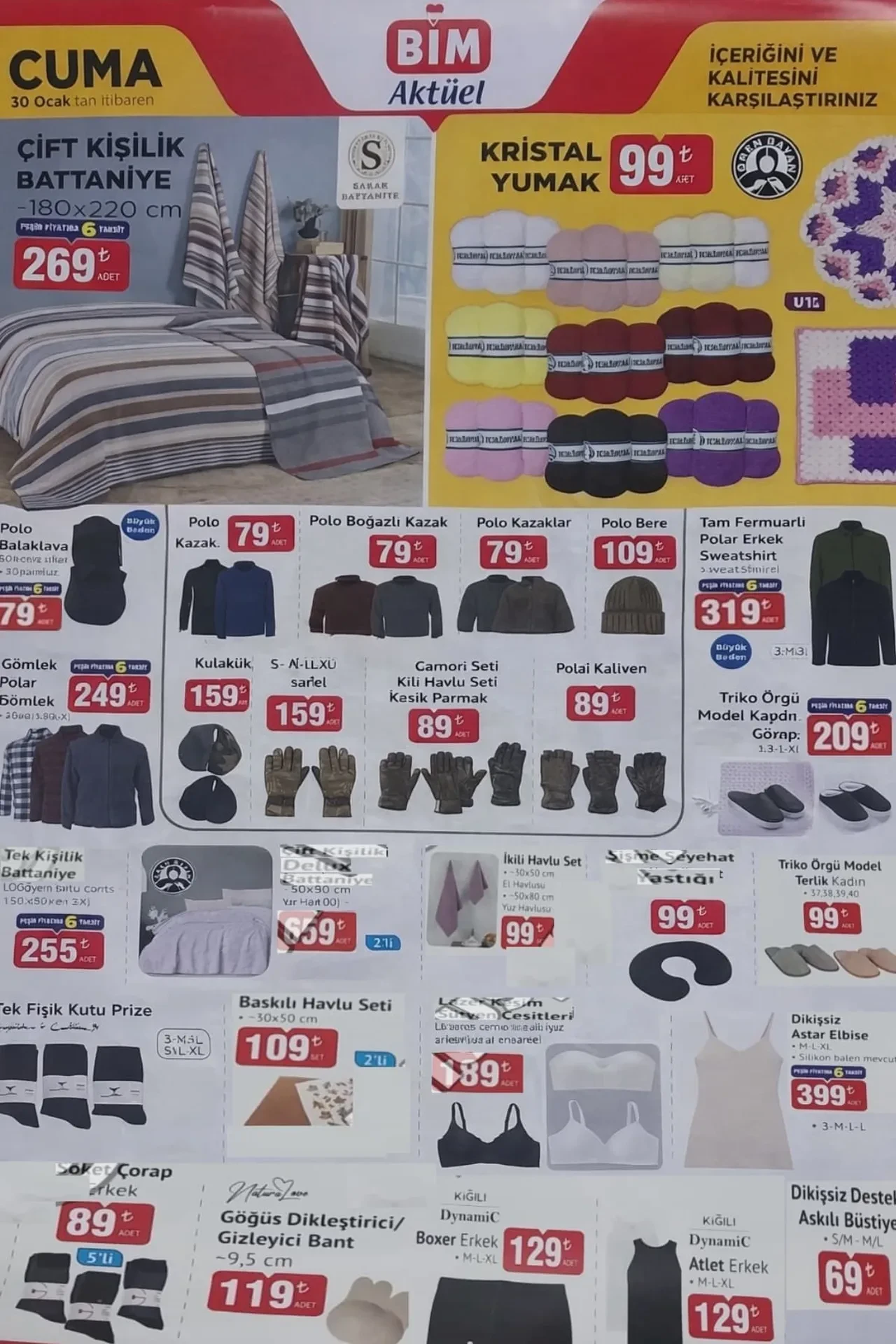 BİM 23-30 Ocak aktüel ürünler kataloğu yayımlandı! Mini fırın, klavye-mouse set, süpürge, mini yazıcı ve termos geliyor