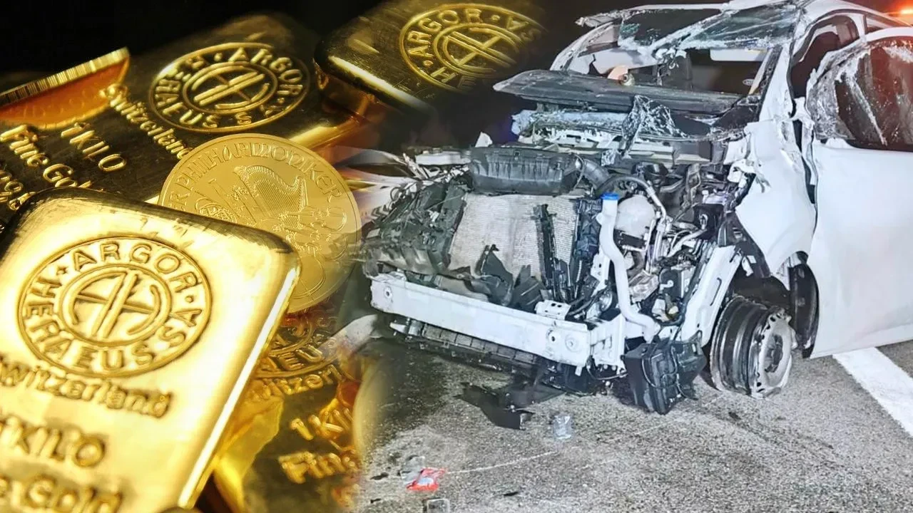 Bursa'da zırhlı araç takla attı, 11 kilo altın sırra kadem bastı: Yol kenarlarında altın aranıyor