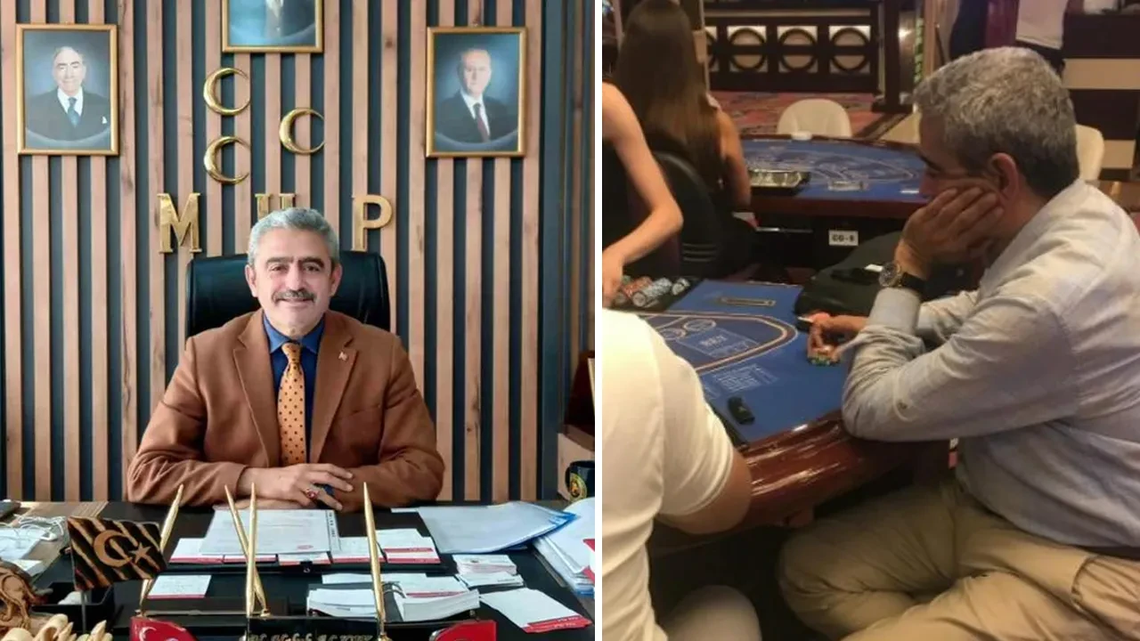 Kıbrıs'ta kumar masasında görülen MHP Aydın İl Başkanı Haluk Alıcık görevden alındı