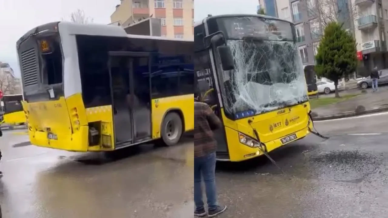 Sancaktepe'de zincirleme kaza! Çok sayıda araç birbirine girdi: Yaralılar var